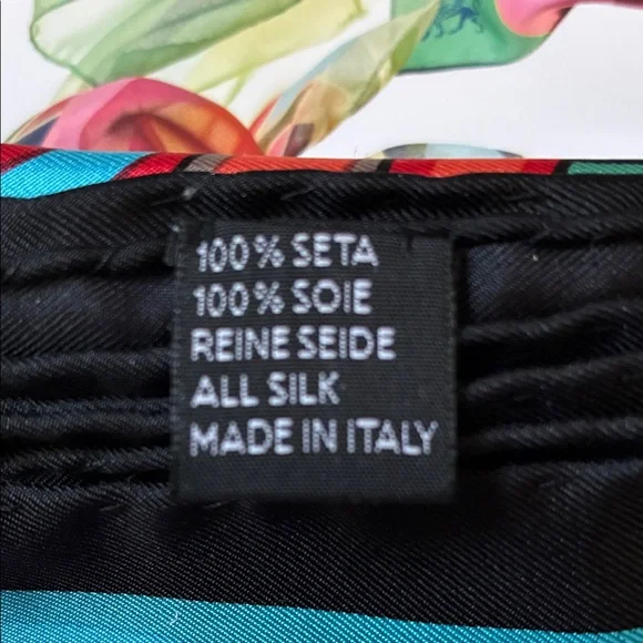 Multicolor Silk Scarf - Picture 4 of 5